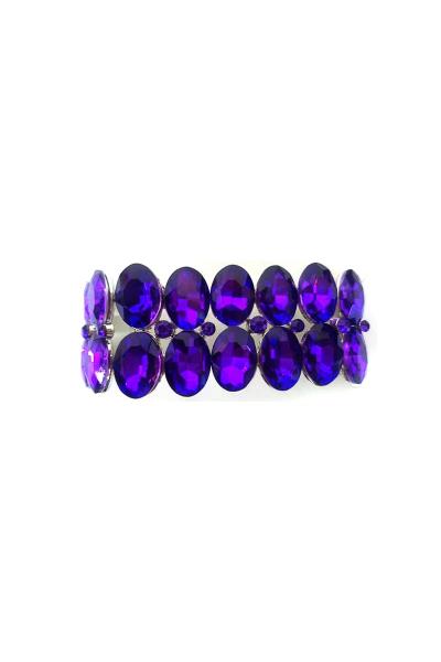 Chunky Rhinestone Stretch Bracelet