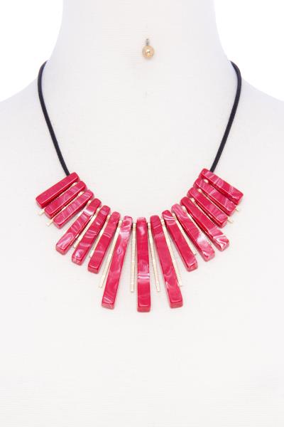 Acetate Short Necklace