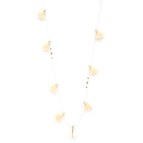 Seashell Tassel Necklace