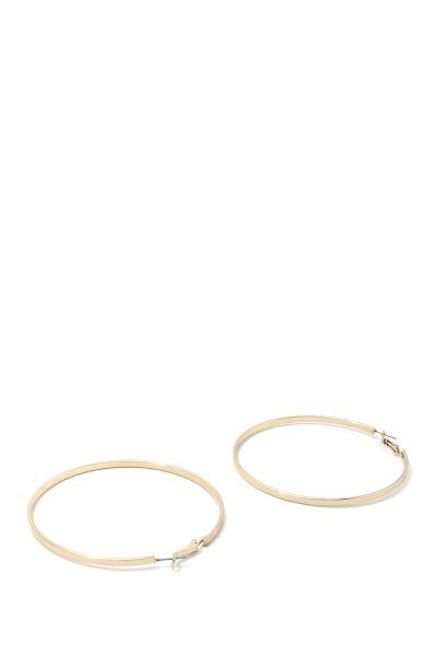 METAL HOOP EARRING