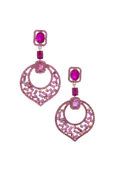 Rhinestone Dangle Earring