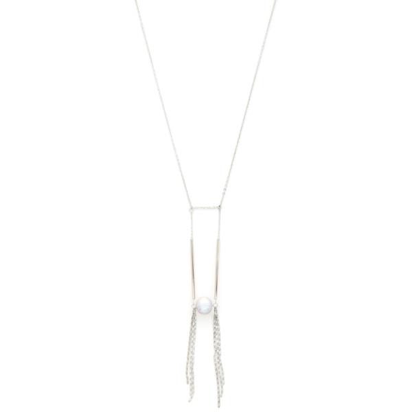 Round Bead Metal Necklace
