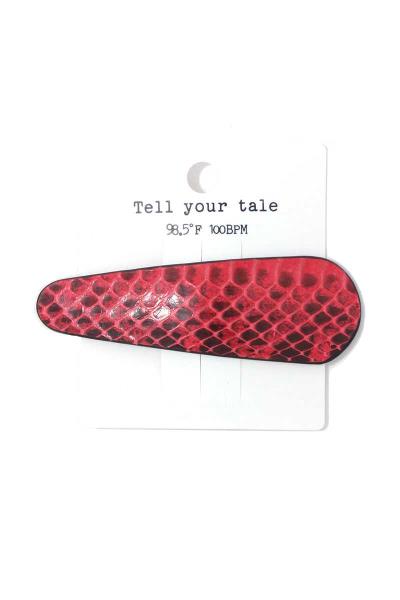 SNAKE PATTERN HAIR CLIP
