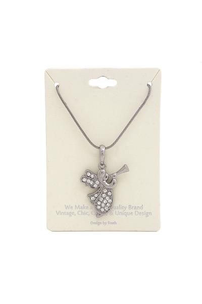 ANGEL METAL CHAIN NECKLACE