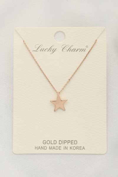 STAR CHARM GOLD DIPPED NECKLACE