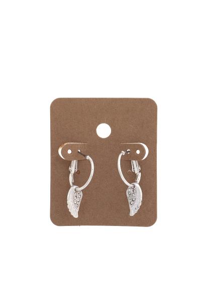 Wing Charm Mini Hoop Earring