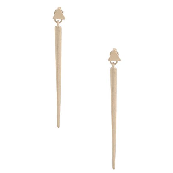 Triangle Metal Bar Earring