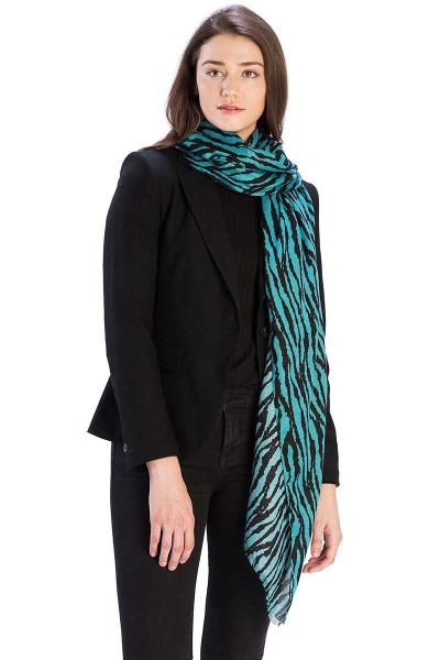 Tiger Print Long Scarf Animal Print