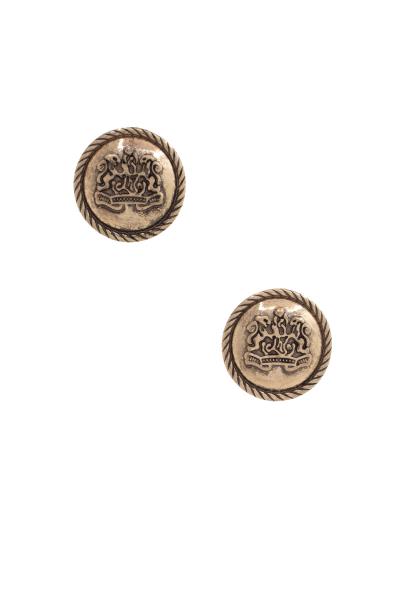 Rustic Round Earring