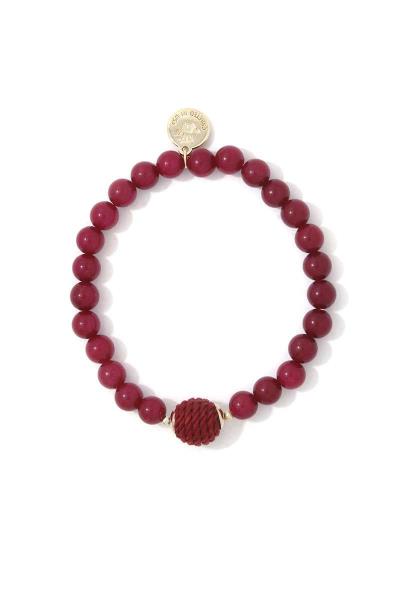 NATURAL BEADED STRETCH BRACELET