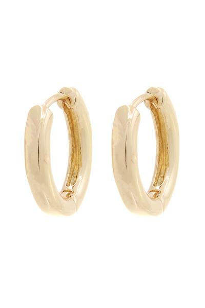 MINI THICK METAL HOOP EARRING