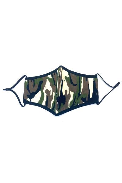 Camouflage Print Face Mask 12PC