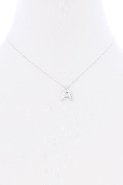 ALPHABET INITIAL DAINTY NECKLACE