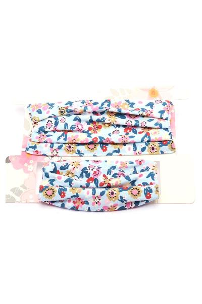 Mom and Daughter Set Multi Flower Face Mask Set