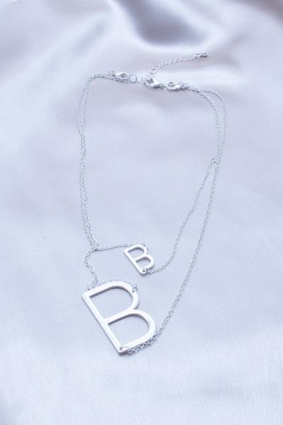 Initial Layered Necklace