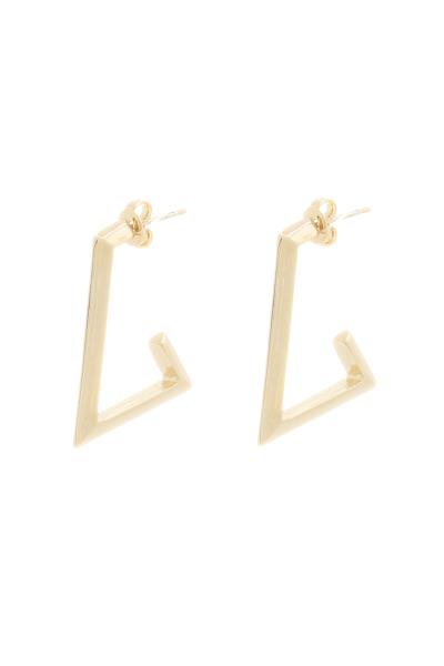 SECRET BOX Metal Open Triangle Earring