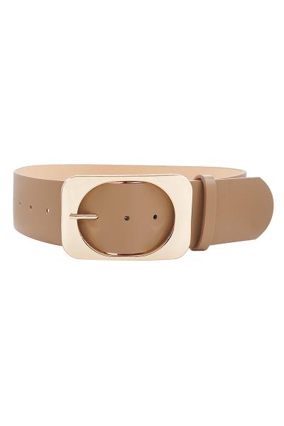 FASHION CHIC LARGE BUCKLE WITH THICK BELT