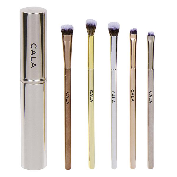 EYE NEED IT ESSENTIAL EYE BRUSH SET MIXED METALS - (5PCS)