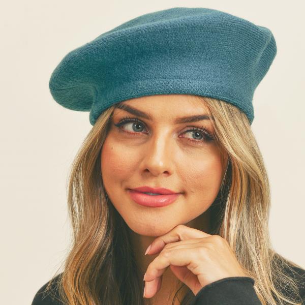 MODERN CHIC STRETCH SOFT BERET