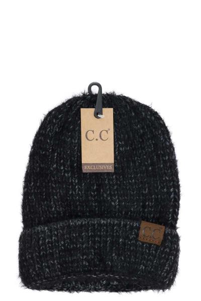 CC FUZZY TWO TONE BEANIE