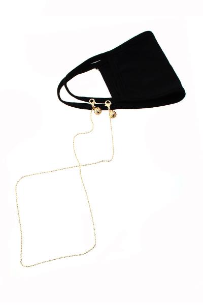 METAL BALL FACE MASK CHAIN, MASK STRAP, MASK HOLDER, MASK LANYARD, MASK RETAINER