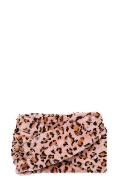 Faux Fur Leopard Print Snood
