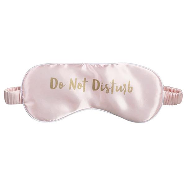 SILKY SMOOTH DO NOT DISTURB PINK SLEEP MASK