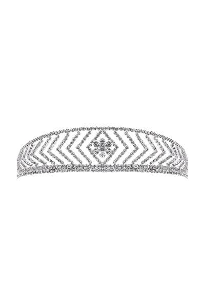 RHINESTONE PRINCESS BRIDAL WEDDING CROWN TIARA