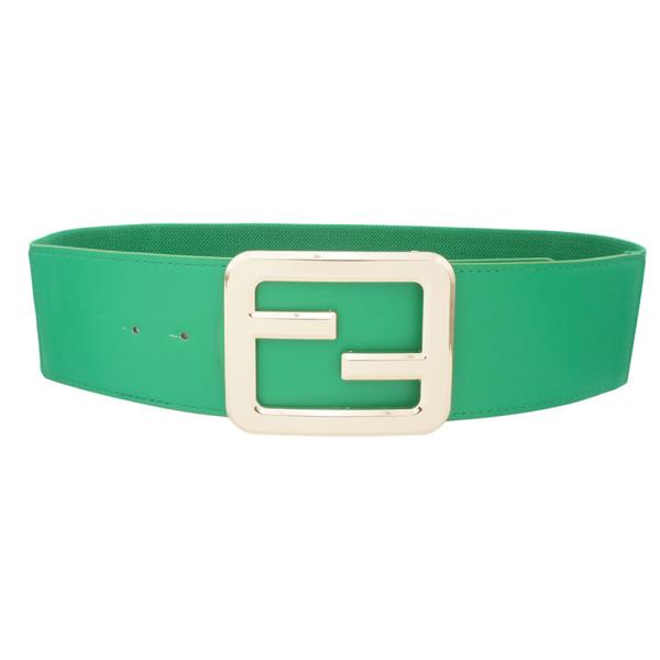 F SHAPE METAL BUCKLE ELASTIC BELT