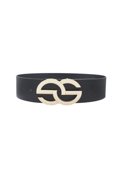 DOUBLE S METAL BUCKLE BELT