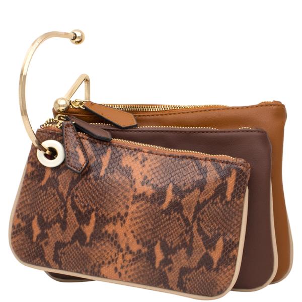 3IN1 Hand Clutch Zipper Bag