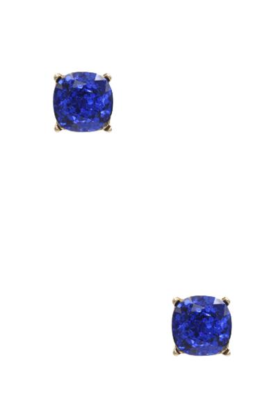Basic Color Stone Stud Earring