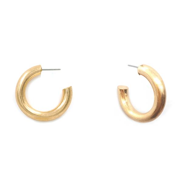 METAL MINI OPEN HOOP EARRING