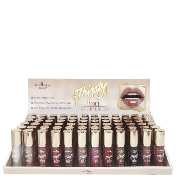 THIRSTY POUT HI SHINE GLOSS 72 PC
