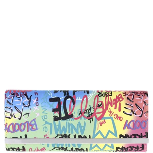 Stylish Graffiti Baguette Clutch Bag