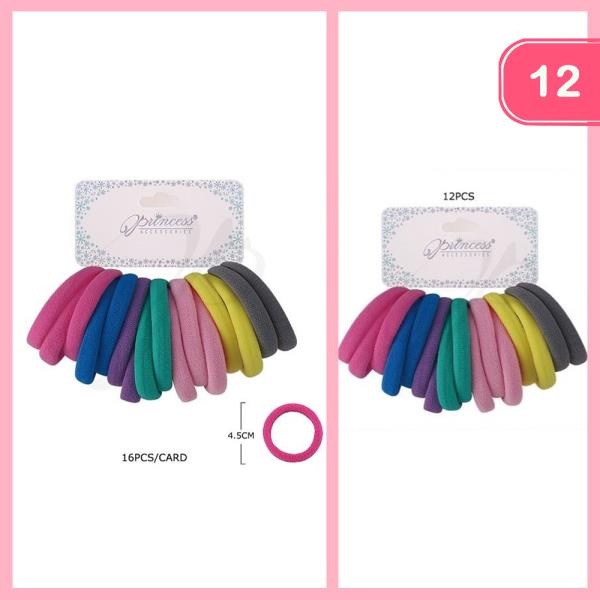 Multi Color Hair Tie (12 Units)