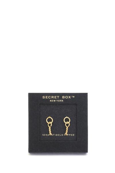 SECRET BOX Twisted Metal Post Earring