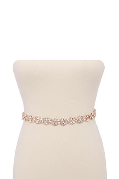 BRIDAL CRYSTAL RHINESTONE DRESS BELT