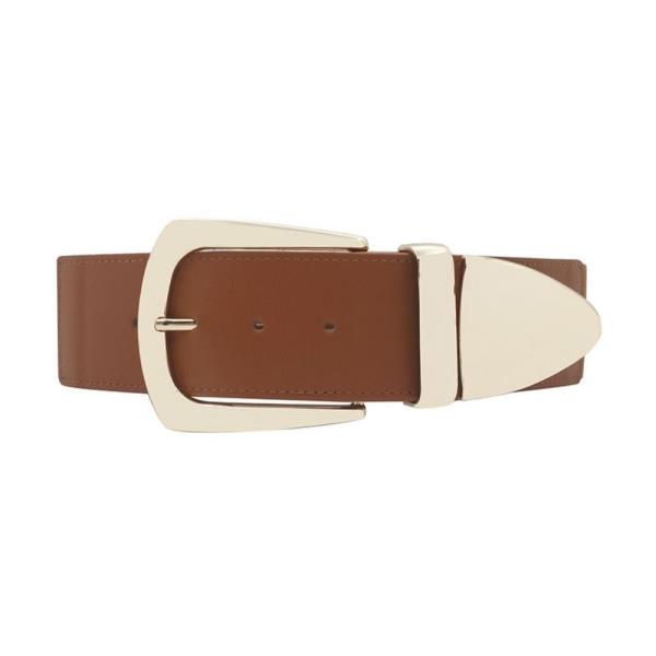 SIMPLE LARGE BUCKLE WIDE ELASTIC BELT
