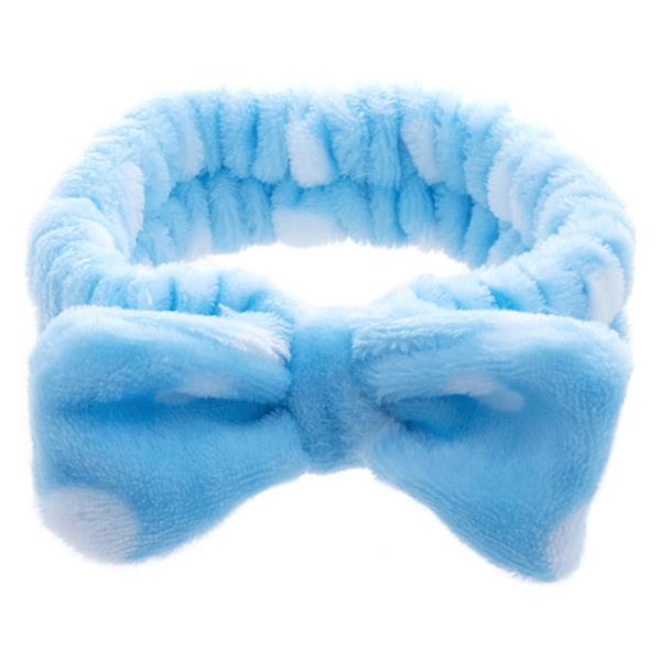 FURRY SOFT WARM DOTTED RIBBON HAIR LACE