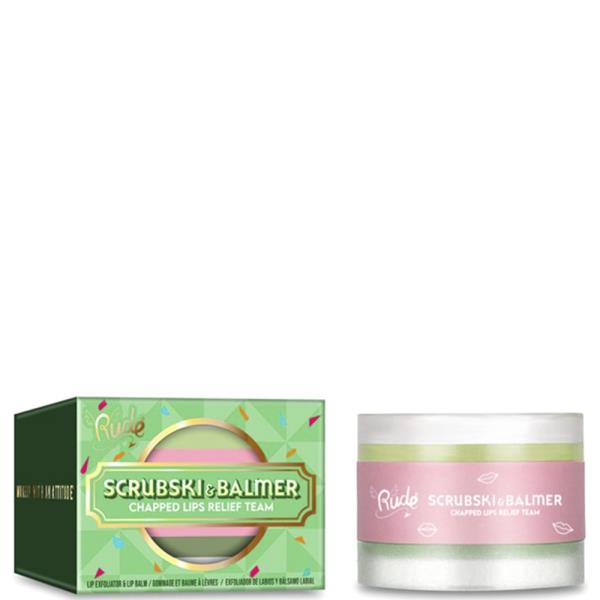 SCRUBSKI & BALMER LIP EXFOLIATOR AND LIP BALM - FRESH MINT