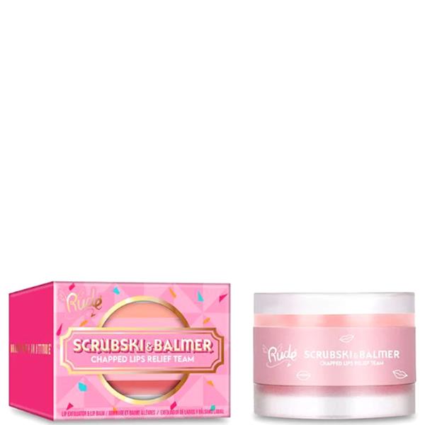 SCRUBSKI & BALMER LIP EXFOLIATOR AND LIP BALM - GRAPERUIT