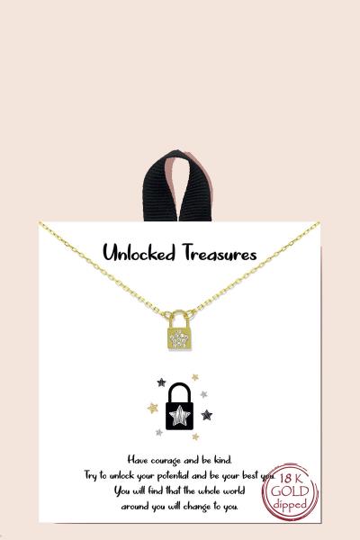 BLB Unlocked Treasures Pendant Necklace