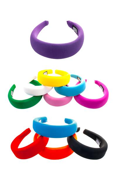 Plain Multi Colored Smooth Hair Headband