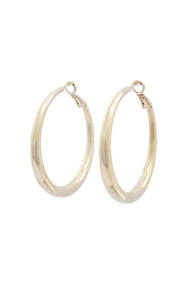 TUBE HOOP EARRING
