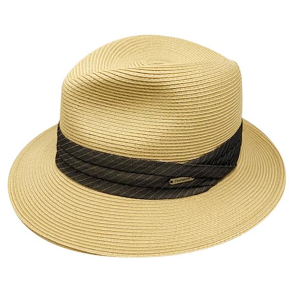 WASHED PANAMA WITH STRIPE BAND