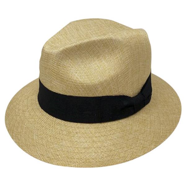 LINEN PANAMA W/RIBBON BAND