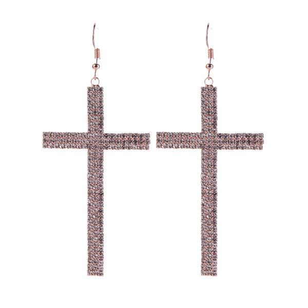 Rhinestone Drop Earring