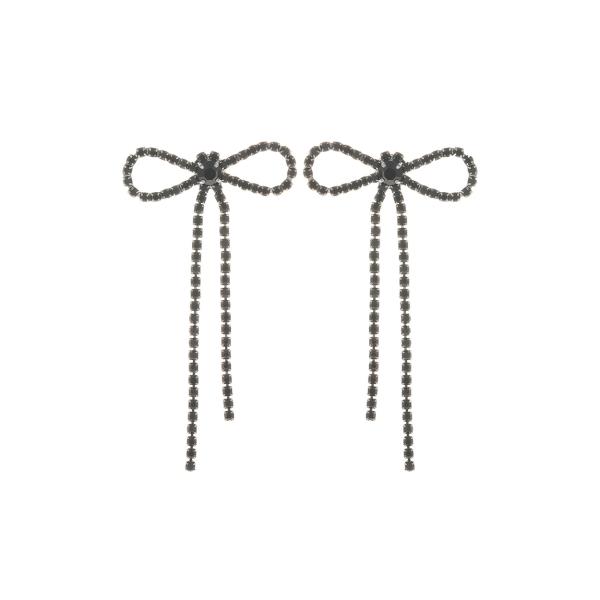 Bow Rhinestone Earring