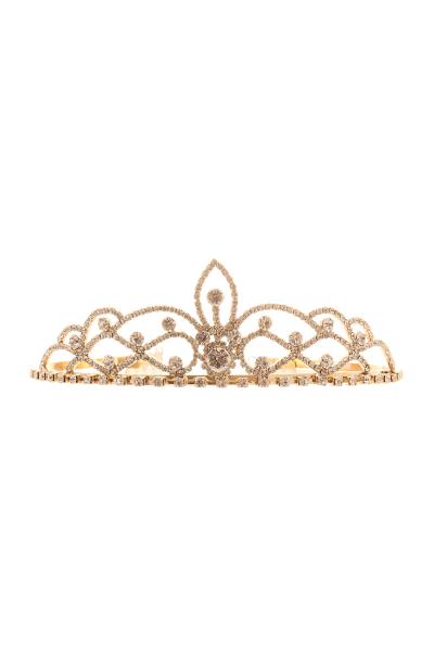 LUXURY RHINESTONE CRYSTAL CROWN TIARA